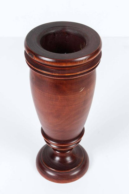 Handcrafted Wooden Mortar and Pestle, Victorian Style, Italy, 1950