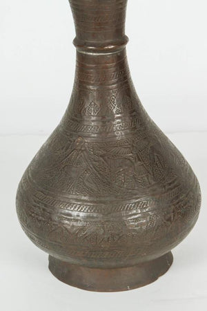 19th Century Persian Islamic Bronzed Vase