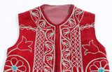 Turkish Red Ceremonial Folk Traditional Vest