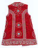 Turkish Red Ceremonial Folk Traditional Vest