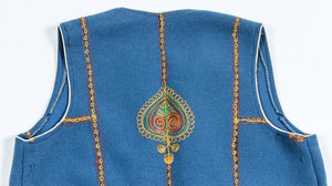 Authentic Ottoman Turkish Blue Vest
