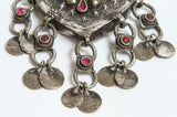Vintage Moroccan Tribal Fibula Silver Ethnic Jewelry