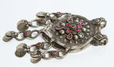 Vintage Moroccan Tribal Fibula Silver Ethnic Jewelry
