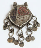 Vintage Moroccan Tribal Fibula Silver Ethnic Jewelry