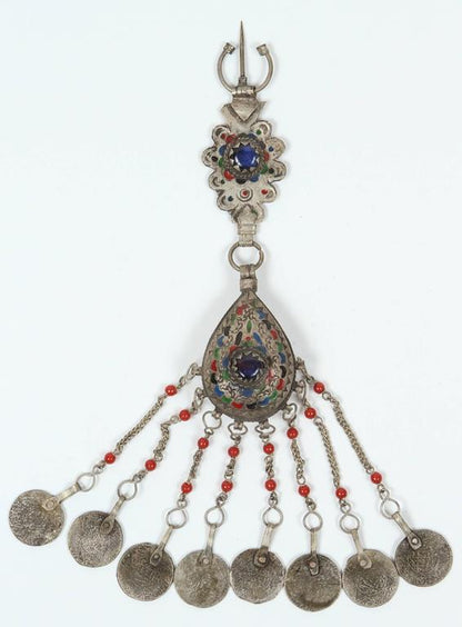 Vintage Berber Fibulas by Moroccan Artisans, Handcrafted 1960s