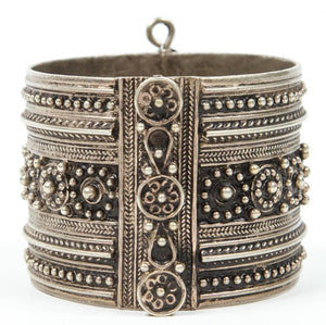 Moroccan Berber Tribal Silver Cuff