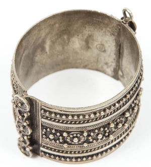Moroccan Berber Tribal Silver Cuff