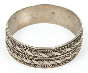 Moroccan Berber Ethnic Silver Bracelet