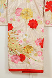 Vintage Silk Brocade Japanese Ceremonial Kimono