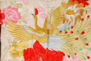 Vintage Silk Brocade Japanese Ceremonial Kimono