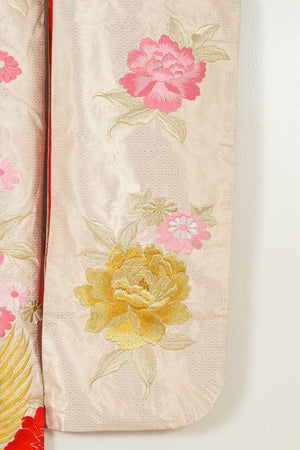 Vintage Silk Brocade Japanese Ceremonial Kimono