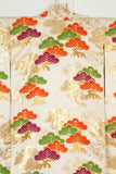 Vintage Japanese Ceremonial Silk Brocade Kimono