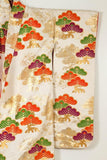 Vintage Japanese Ceremonial Silk Brocade Kimono