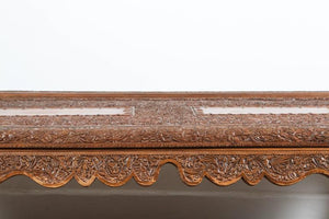 Anglo Indian Hand-Carved Coffee Table