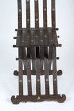 19th Century Moorish Wood Inlaid Folding Chair