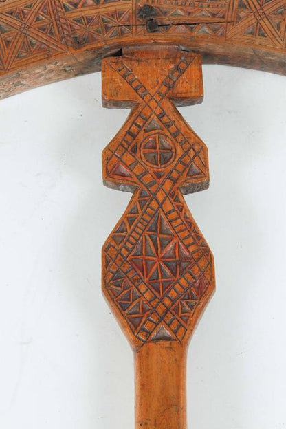 Hand-Carved Moroccan Berber Wooden Sugar Hammer, Folk Art, 1900
