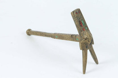 Moroccan Brass Sugar Hammer Set by Berber Tribes, Handcrafted, 1920