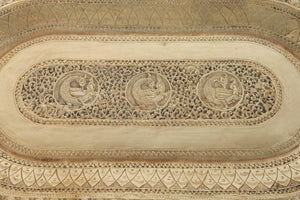 Indo Persian Brass Charger Serving Tray