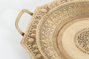 Indo Persian Brass Charger Serving Tray