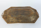 Indo Persian Brass Charger Serving Tray