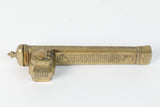 19th Century Islamic Brass Qalamdan Inkwell with Calligraphy, Persia/Turkey
