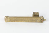 19th Century Islamic Brass Qalamdan Inkwell with Calligraphy, Persia/Turkey