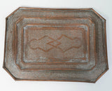 Middle Eastern Octagonal Persian Copper Tray Charger