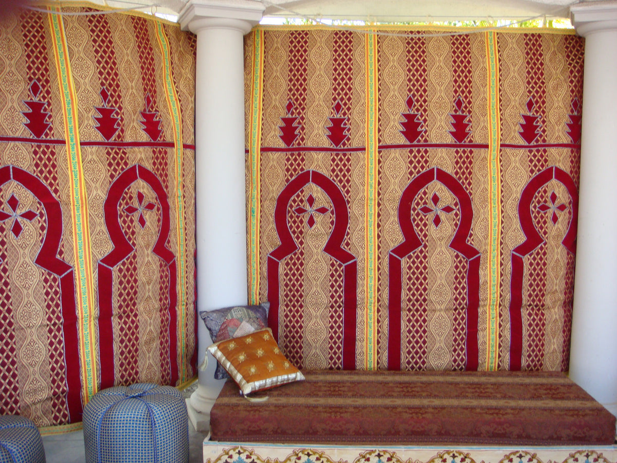 Moroccan Traditional Caidale Tent 13ft x 13ft
