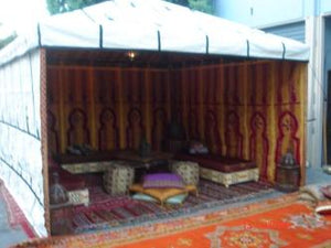 Moroccan Traditional Caidale Tent 13ft x 13ft – E-mosaik