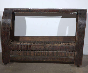 African Wooden Primitive Basket