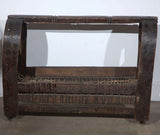 African Wooden Primitive Basket