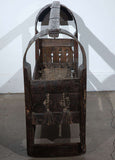 African Wooden Primitive Basket