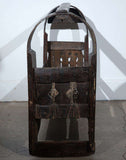 African Wooden Primitive Basket