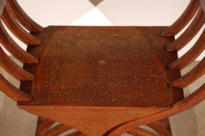 Savonarola Inlaid Armchair