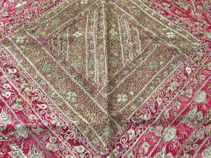 Hand Embroidered and Quilted Textile from India