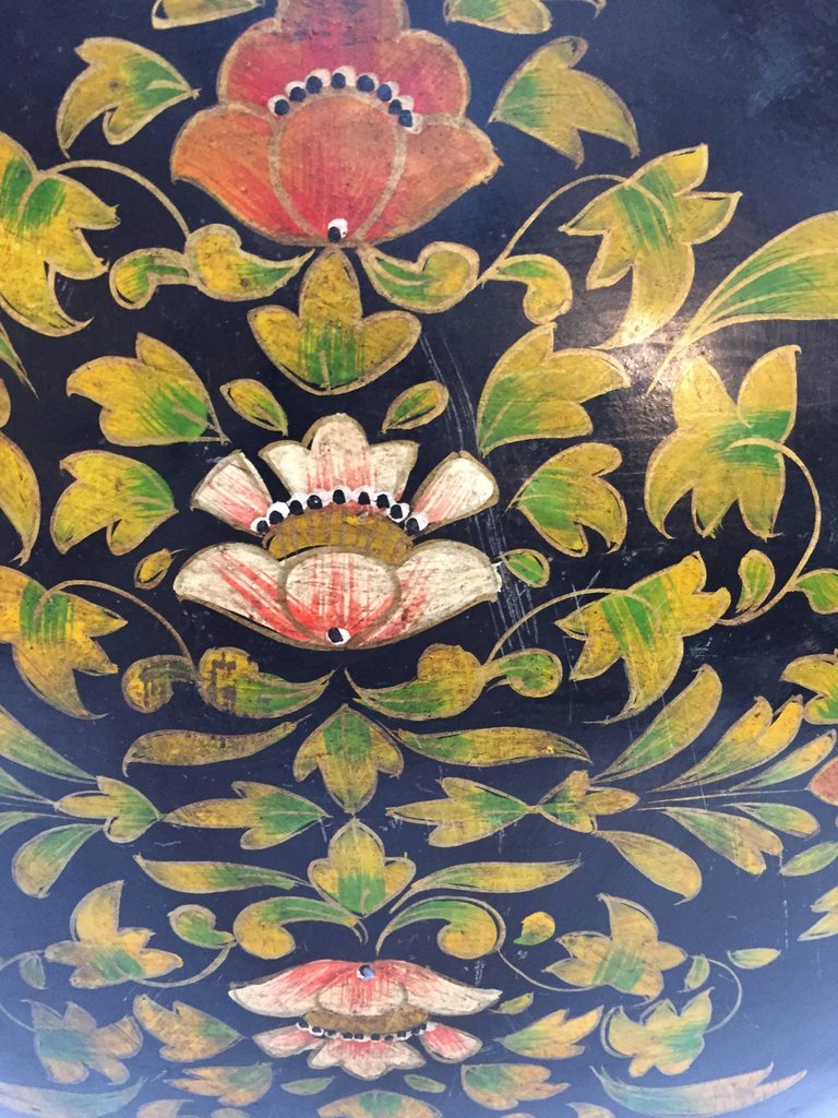 Mughal Copper Black Metal Water Vessel Jug Rajasthan India