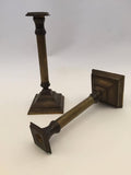 Pair of George III Brass Candlesticks