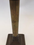 Pair of George III Brass Candlesticks