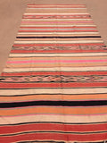 Moroccan Vintage Flat-Weave Stripe Rug