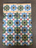 Moroccan Handmade Cement Tile with Traditional Fez Design