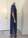 Blue Moroccan Bohemian Caftan Size M