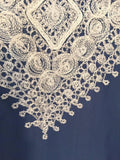 Blue Moroccan Bohemian Caftan Size M