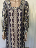 Vintage Brocade Caftan by Bob Cunningham Nellica Beitner Neiman Marcus Size S