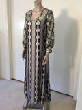 Vintage Brocade Caftan by Bob Cunningham Nellica Beitner Neiman Marcus Size S