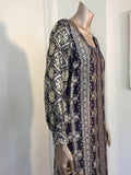 Vintage Brocade Caftan by Bob Cunningham Nellica Beitner Neiman Marcus Size S