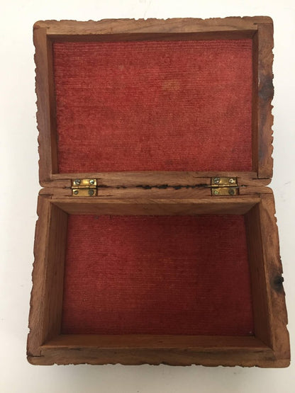 Hand-Carved Sandalwood Jewelry Box by Rajasthani Artist, India