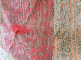 Silk Sari Textile Quilt Patchwork, India