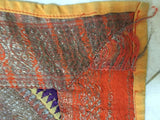 Silk Sari Textile Quilt Patchwork, India