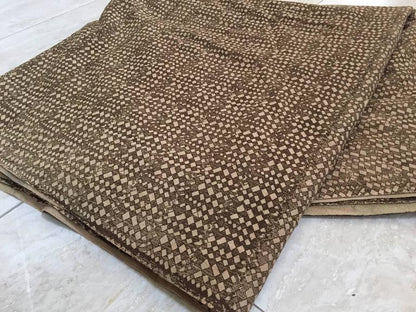 Handwoven Bogolan Mud Cloth from Mali, Cotton, Tribal Design