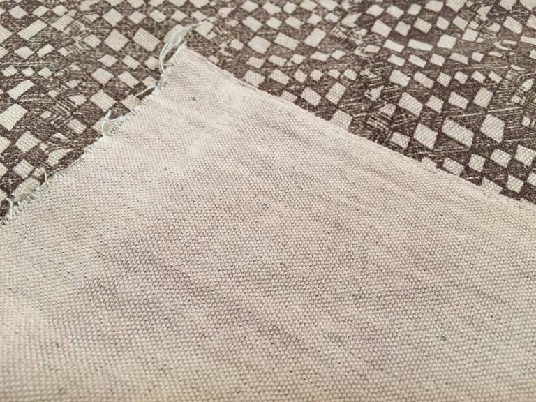 Handwoven Bogolan Mud Cloth from Mali, Cotton, Tribal Design